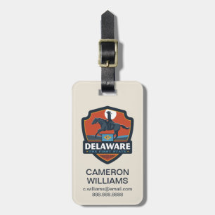 State Pride Delaware Luggage Tag