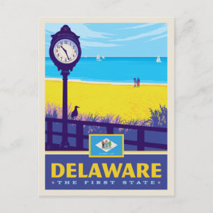 State Pride Delaware Postcard