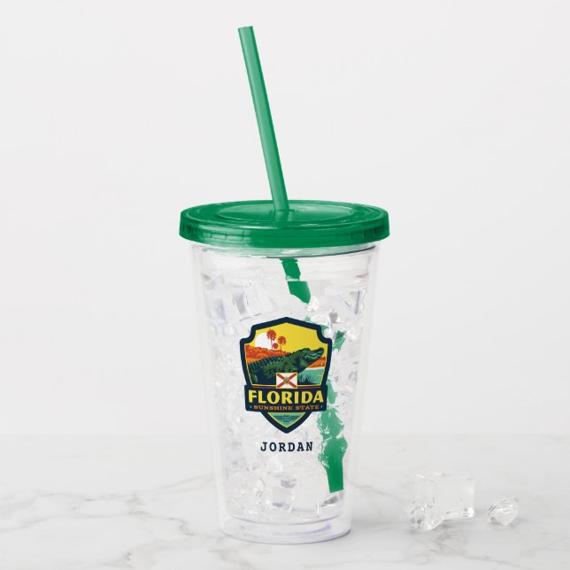State Pride | Florida Acrylic Tumbler (Front Ice)