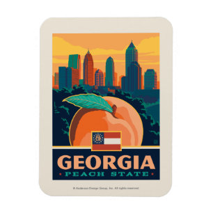 State Pride   Georgia Magnet