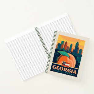 State Pride Georgia Notebook