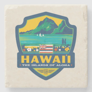 State Pride Hawaii Stone Coaster