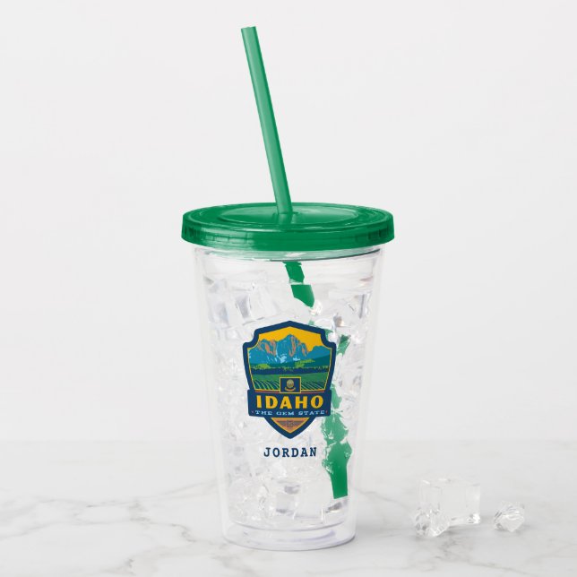 State Pride | Idaho Acrylic Tumbler (Front Ice)