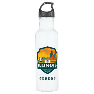 State Pride Illinois 710 Ml Water Bottle