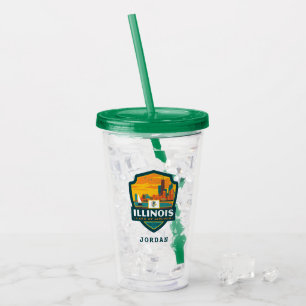 State Pride Illinois Acrylic Tumbler