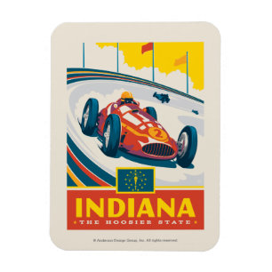 State Pride Indiana Magnet
