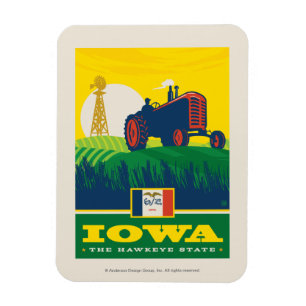 State Pride Iowa Magnet