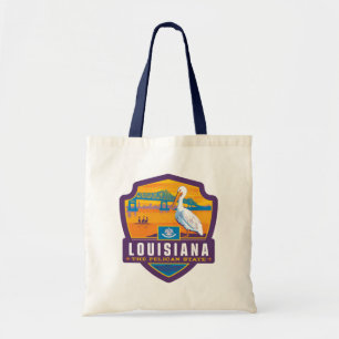 State Pride Louisiana Tote Bag