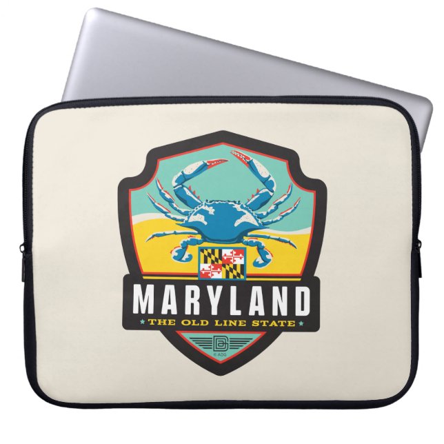State Pride | Maryland Laptop Sleeve (Front)