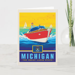 State Pride   Michigan Card