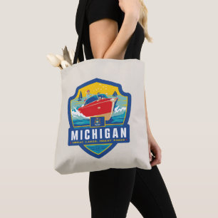 State Pride   Michigan Tote Bag