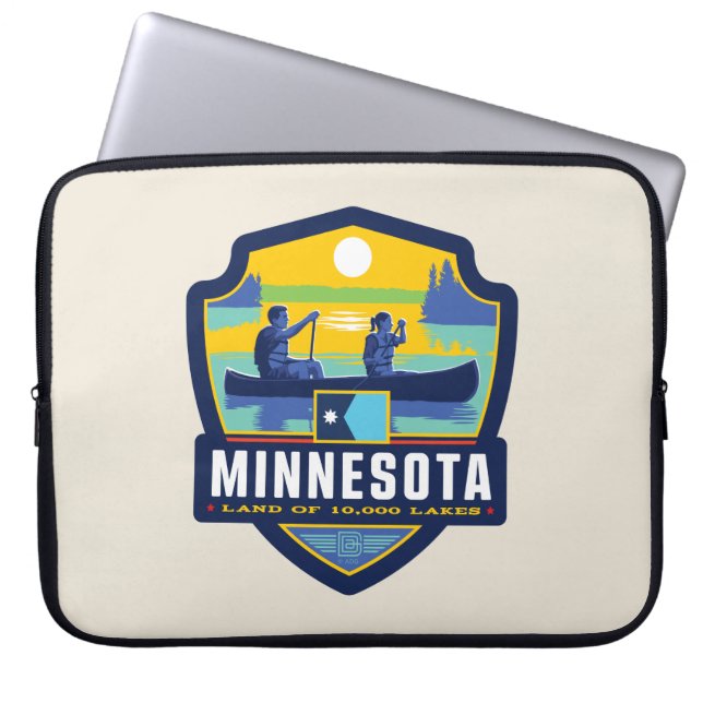 State Pride | Minnesota Laptop Sleeve (Front)