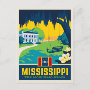 State Pride   Mississippi Postcard