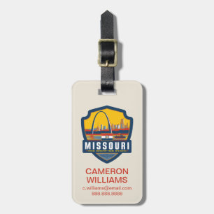 State Pride Missouri Luggage Tag