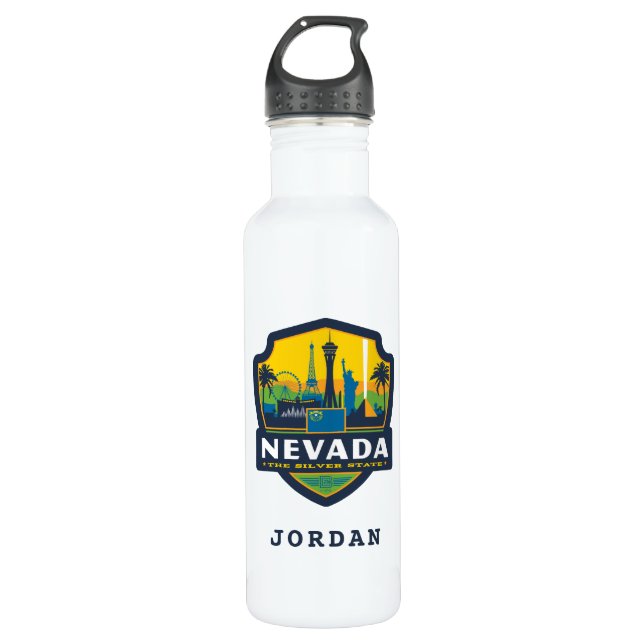 State Pride | Nevada 710 Ml Water Bottle (Front)