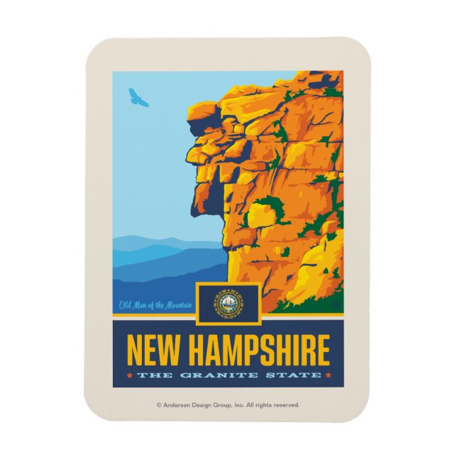State Pride | New Hampshire Magnet (Vertical)