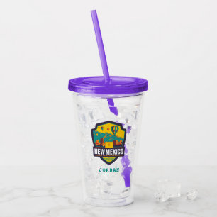 State Pride   New Mexico Acrylic Tumbler