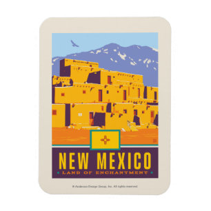 State Pride New Mexico Magnet
