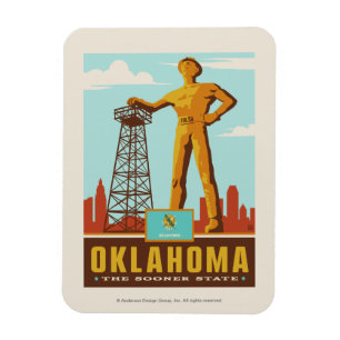 State Pride   Oklahoma Magnet