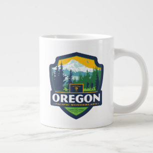 State Pride   Oregon Large Coffee Mug