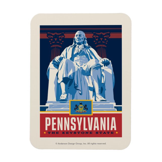 State Pride | Pennsylvania Magnet (Vertical)