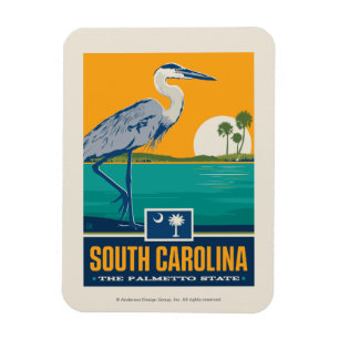 State Pride   South Carolina Magnet