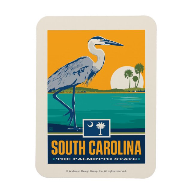 State Pride | South Carolina Magnet (Vertical)