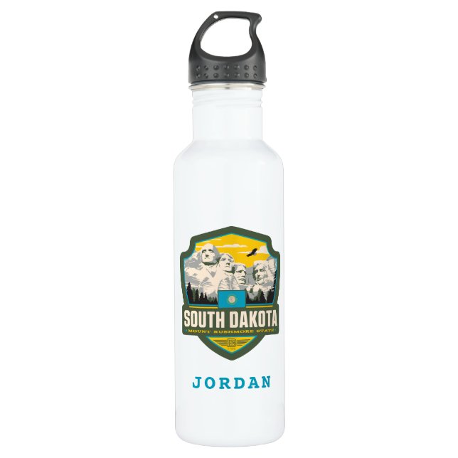 State Pride | South Dakota 710 Ml Water Bottle (Front)