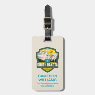 State Pride South Dakota Luggage Tag