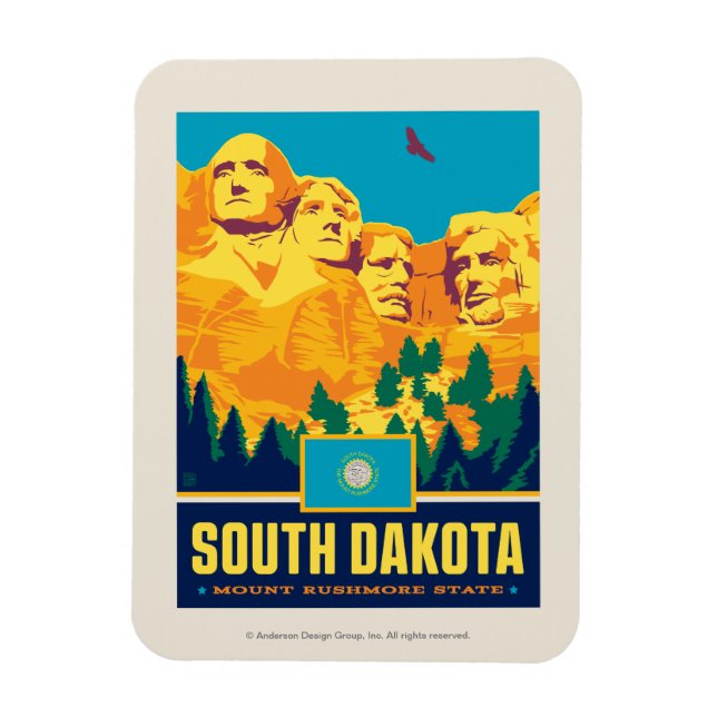 State Pride | South Dakota Magnet (Vertical)
