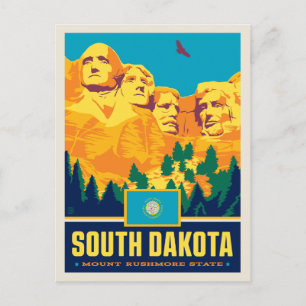 State Pride South Dakota Postcard