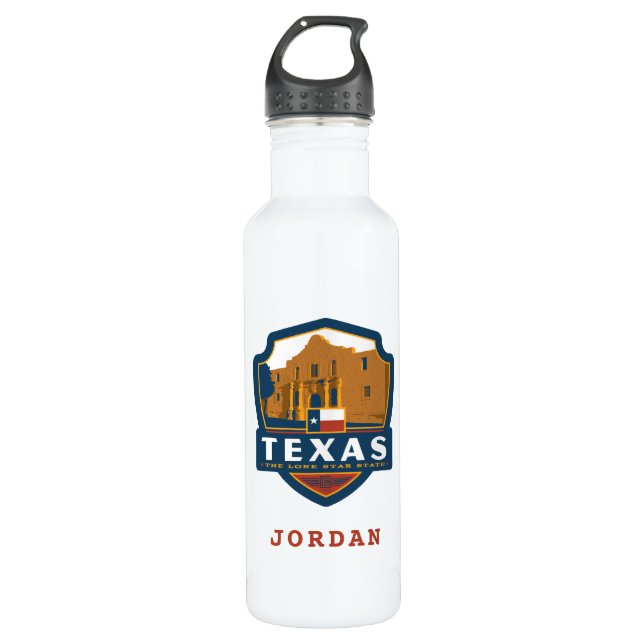 State Pride | Texas 710 Ml Water Bottle (Front)
