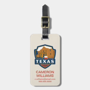 State Pride   Texas Luggage Tag