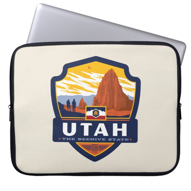 State Pride | Utah Laptop Sleeve (Front)