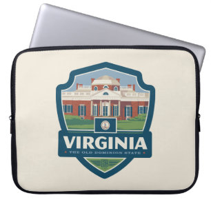 State Pride   Virginia Laptop Sleeve