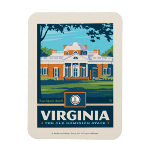 State Pride   Virginia Magnet