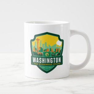 State Pride   Washington Large Coffee Mug