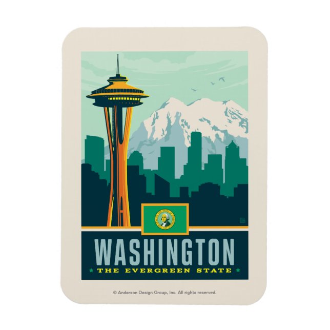 State Pride | Washington Magnet (Vertical)