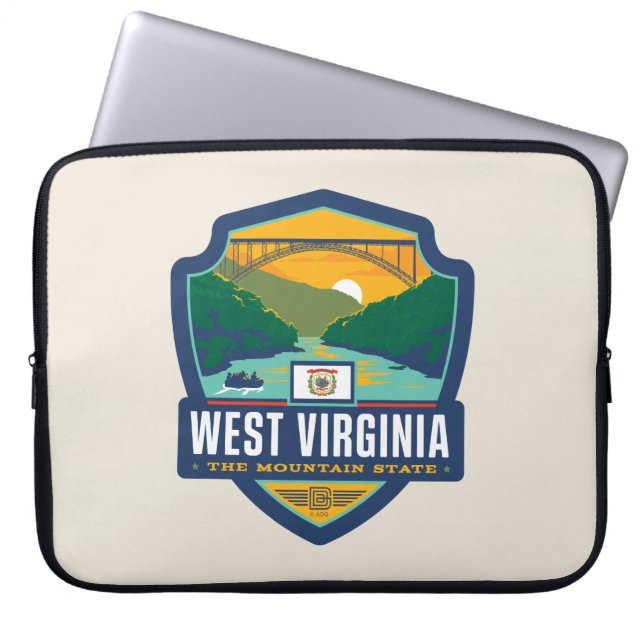 State Pride | West Virginia Laptop Sleeve (Front)
