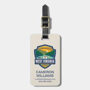 State Pride West Virginia Luggage Tag
