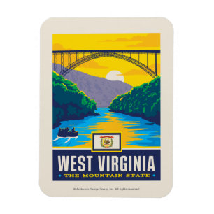 State Pride West Virginia Magnet