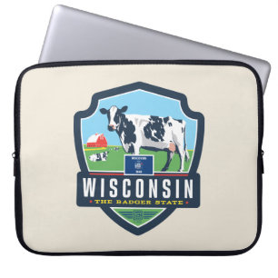 State Pride   Wisconsin 2 Laptop Sleeve