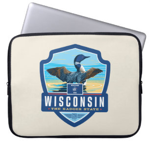 State Pride Wisconsin Laptop Sleeve
