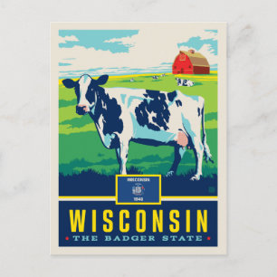 State Pride   Wisconsin Postcard