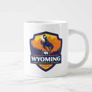 State Pride   Wyoming Large Coffee Mug