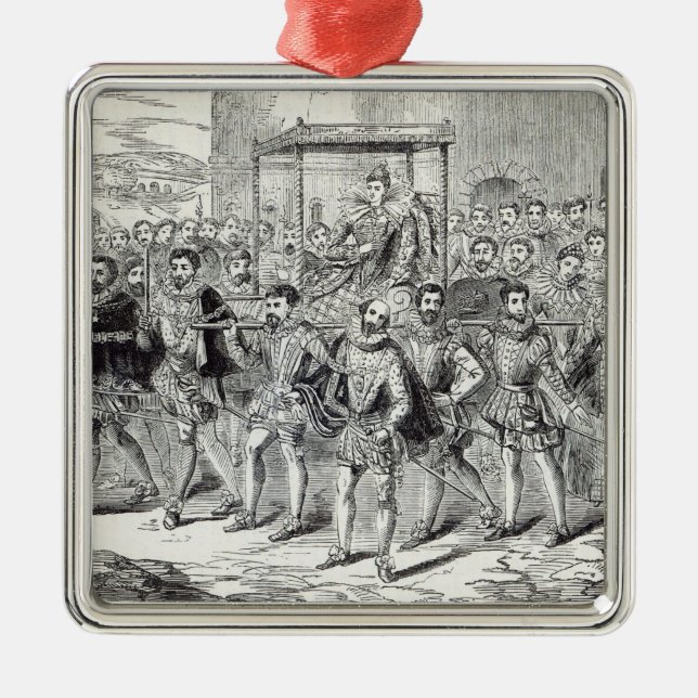 State progress of Queen Elizabeth Metal Tree Decoration (Front)