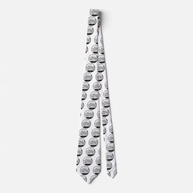 State Quarter of Iowa Reverse Side Faux Tie (Front)