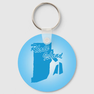 State Rhode Island Key Ring