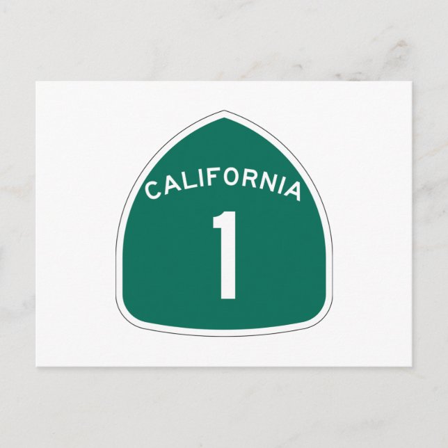 State Route 1, California, USA Postcard (Front)