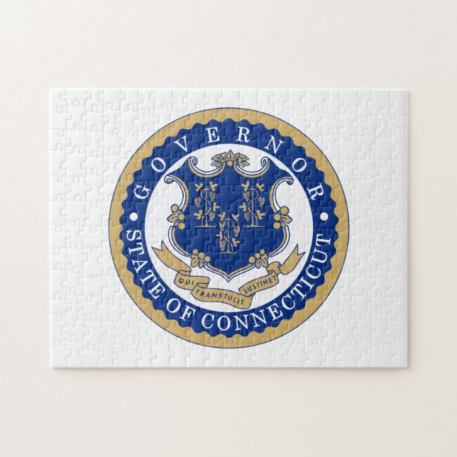 State Seal of Connecticut. Jigsaw Puzzle (Horizontal)